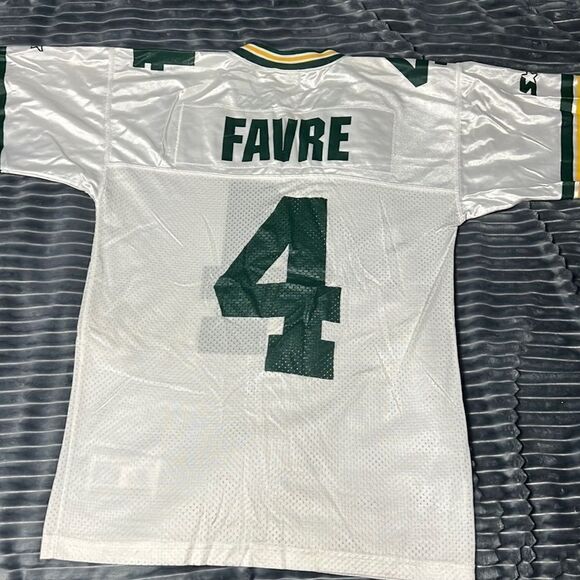🔥🏈 Vintage GREEN BAY PACKERS BRETT FAVRE #4 Starter Authentic Apparel -Sz M 46 - Picture 9 of 10